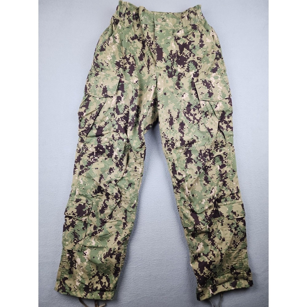 U.S. Navy Pants Small Short Working Uniform Type III NWU Seals Military Camo